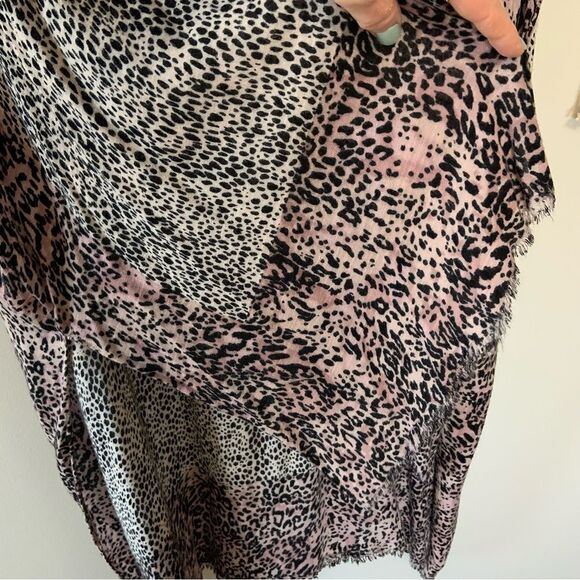 AMERICAN EAGLE Animal Print Fringe Open Front Duster Kimono One Size - Picture 8 of 10